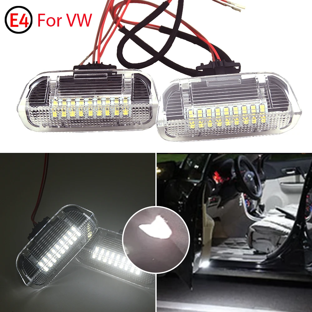 

2 шт. для VW Golf Plus 2005-2009 светодиодный задний светодиодный светильник под дверью, лампа багажника, лампа отсека