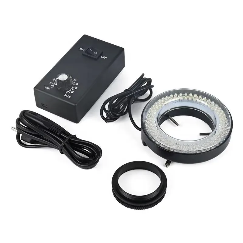 Stereo microscope bottom circular LED light source adjustable industrial electron microscope auxiliary light source