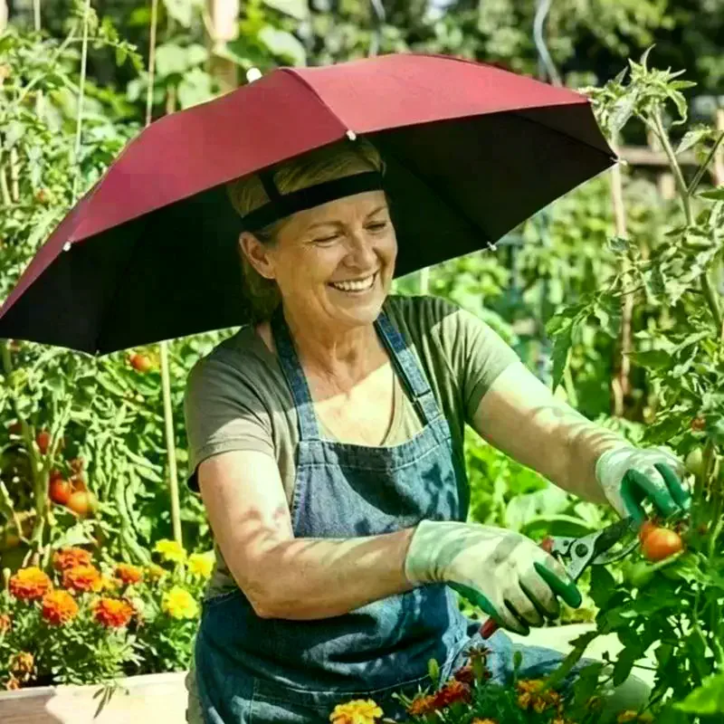 Katlanabilir Şemsiye Şapka UV  - Outdoor Camping Umbrella incelemesi ve fiyatı