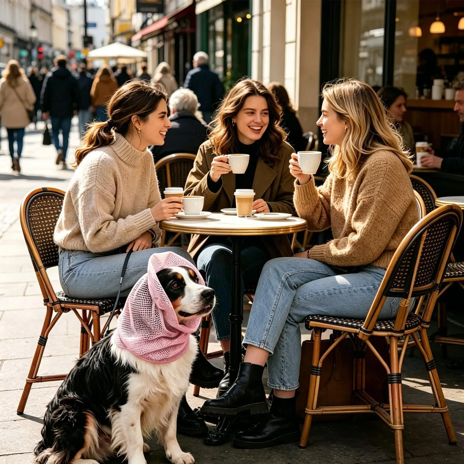 Hunde-Ohrenschutz: Atmungsaktiver Netzschutz gegen Mücken, Leichte Ohrenschützer für Sommer, Wandern, Spazierengehen und Fellpflege – Detail 3