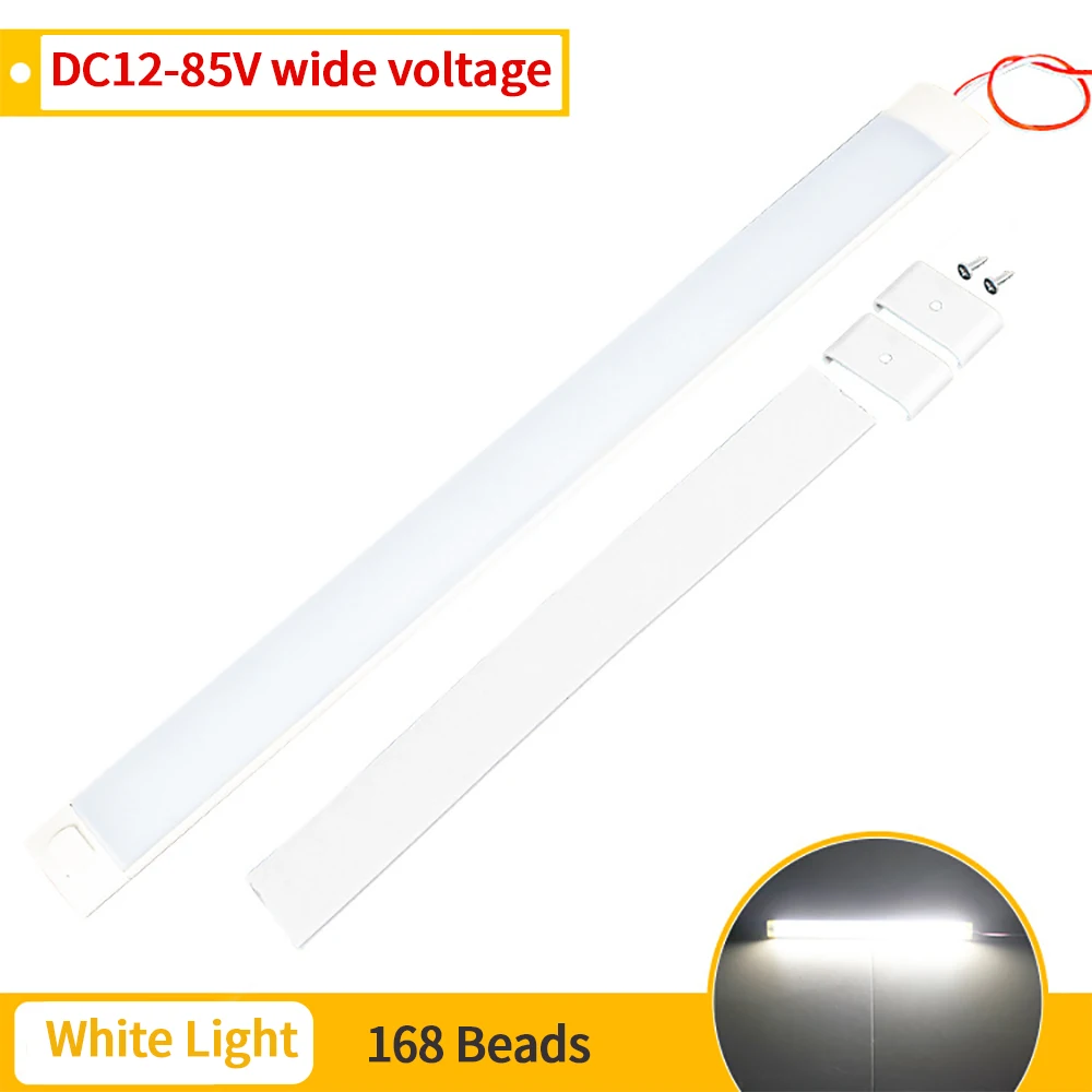 1pc Truck LED Compartment Lights 120/168 Beads Lighting Tube Caravan Indoor Lights 12-85V Trunk Lights