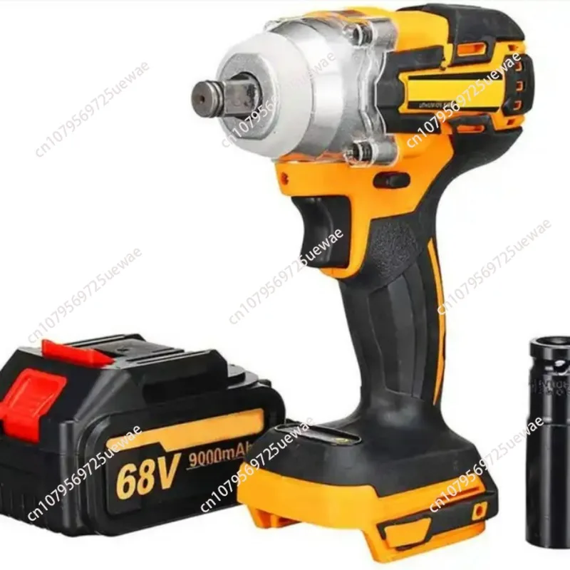 Impact Wrench Auto Repair Woodworking Pneumatic Spanner Electric Impact Screwdriver High Power Torque Lithium Battery