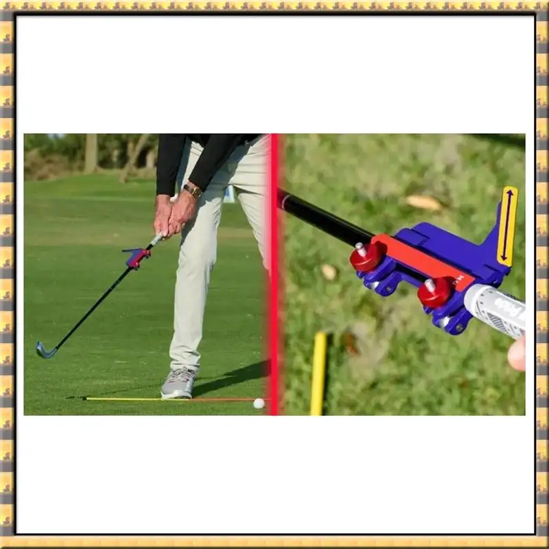 

AA79 New Golf Swing Precision Trainer Golf Swing Path Guides Instant Swing Feedback Golf Swing Trajectory Trainer Easy Install