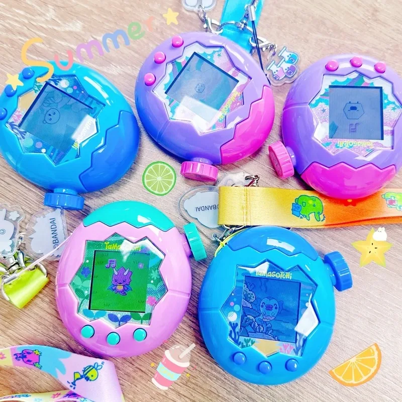 

Bandai Original Paradise Series Land Version Ocean Style Sky Style Color Screen Happy Garden Accompany Toys Birthday Gift