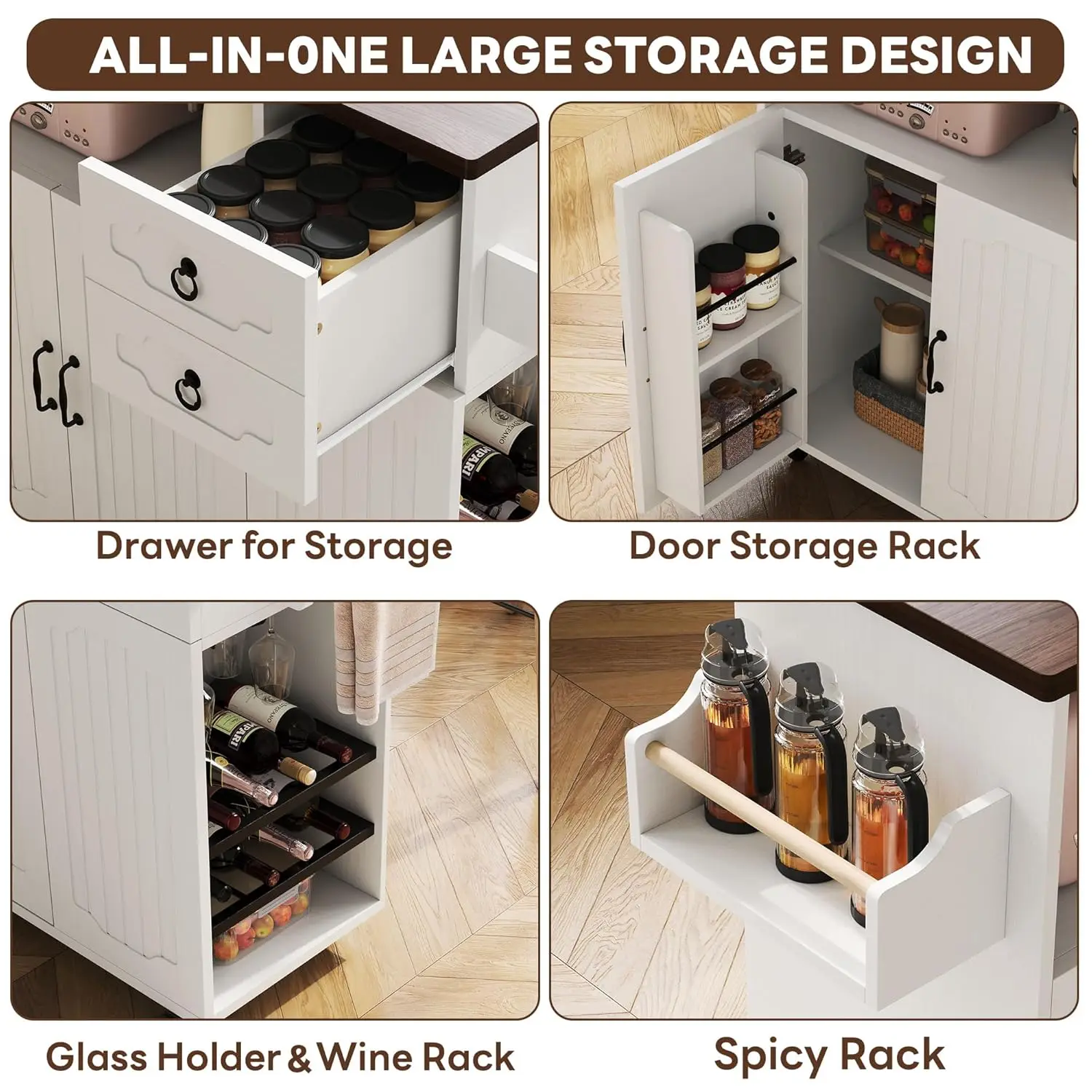 Thumbnail 3 - #6 Rolling Kitchen Islands List of Top Picks