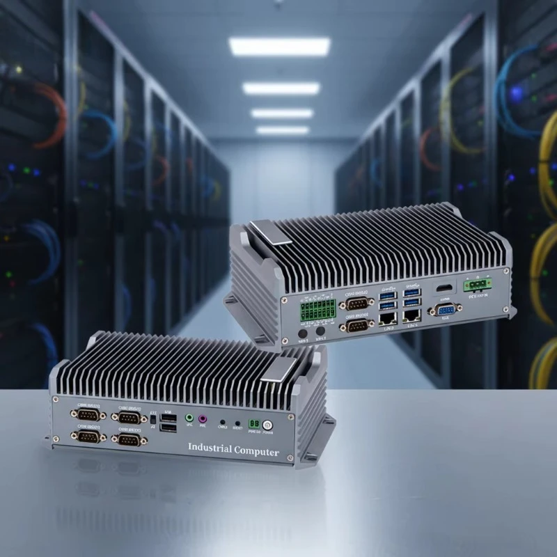 Qiyang Industrial Embedded Computer I5/i7 CPU Linux/Window/Ubuntu System Aluminium Alloy Fanless Industrial Control Mini Box Pc