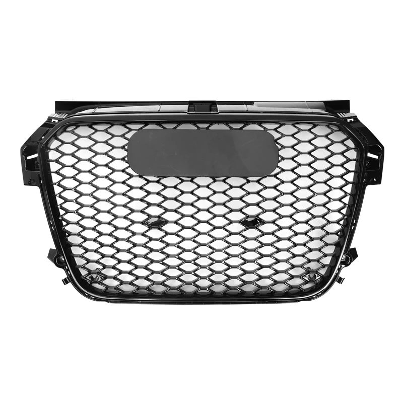 

High Quality ABS GRILL For A1 Change To RS1 Honeycomb Grill 2013-2015 Car Bumper Grille