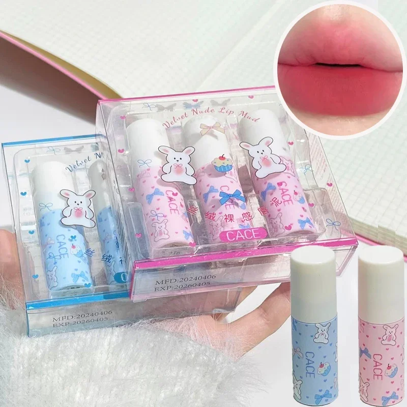 Pintalabios líquido mate Peachy-Rosa, esmalte de labios resistente al agua, terciopelo de larga duración, desnudo, rojo, barro, mejilla suave, tinte de colorete, cosméticos