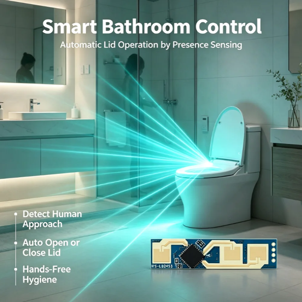 For Smart Indoor Sensor LD2453 24GHz for Human Motion Monitoring and Integration with Home Automation Platforms