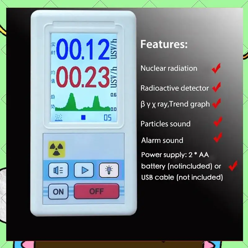 

Ray Detector Рентгеновский Γ-детектор для обнаружения персональной дозы ядерного излучения для обнаружения рентгеновского бета-гамма-BAAQ