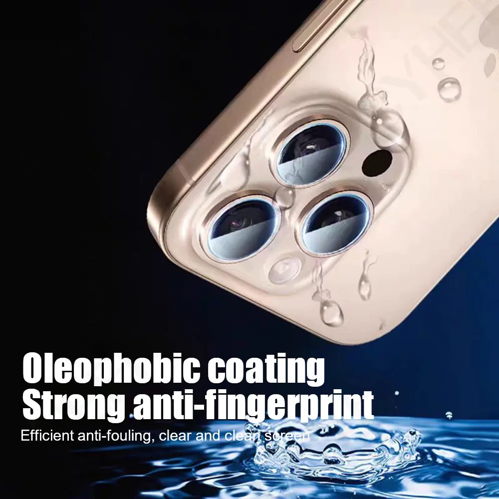 2Pcs Camera Protector for iPhone 16 Pro Phone Screen Protector 15 Plus 14 Pro Max 13 Camera Lens Protective Film 12 11 XR XS Max - náhled 5