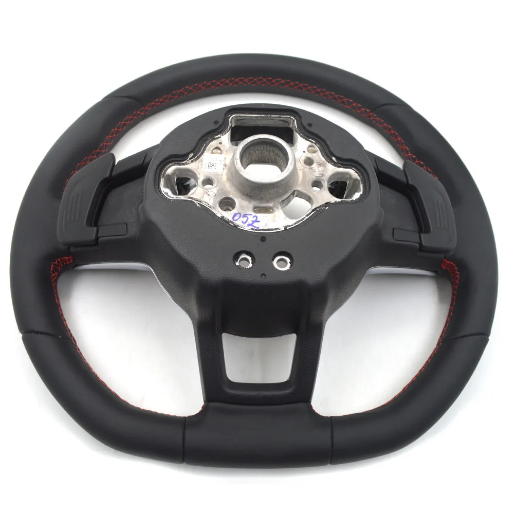 For Golf MK7 GTI Steering Wheel, Original Red Stitching Steering Wheel, Shift Paddle Steering Wheel, Made in China