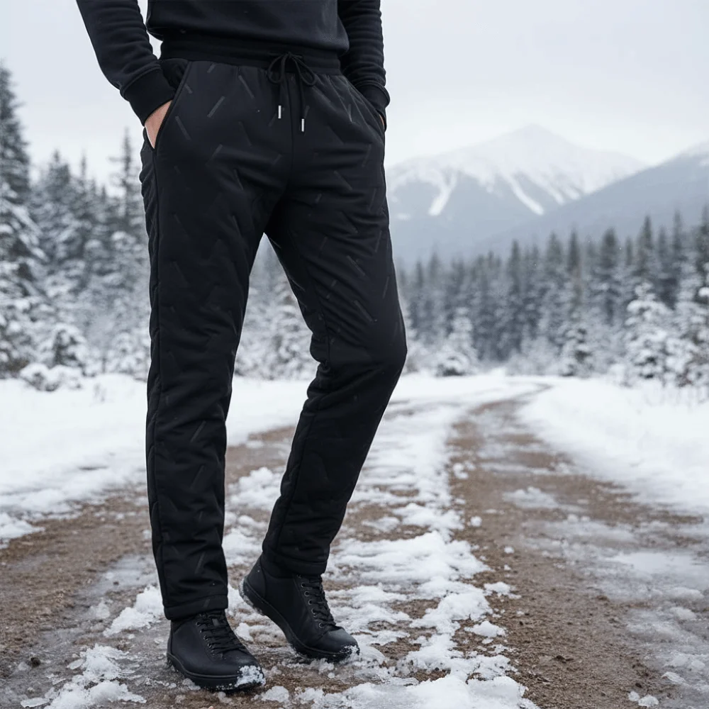 السيدات زائد الصوف السراويل القطنية عالية الخصر سميكة الصوف السراويل Bootcut مستقيم الساق السراويل الدافئة ملابس الشتاء #3