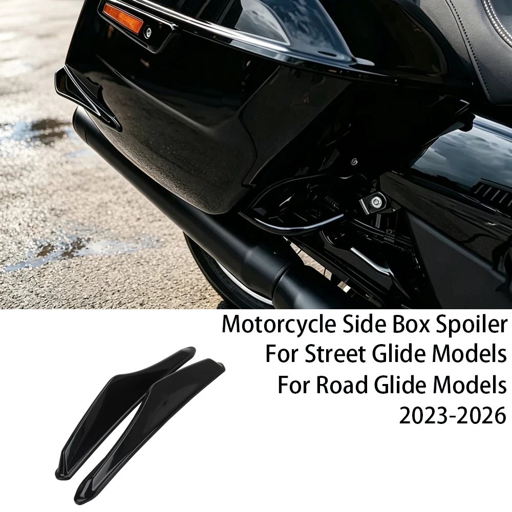 2026 Accessories For Harley Road Glide Street Glide CVO ST Ultra Limited FLHX FLTRX FLTRXSTSE Motorcycle Side Box Wing Spoiler