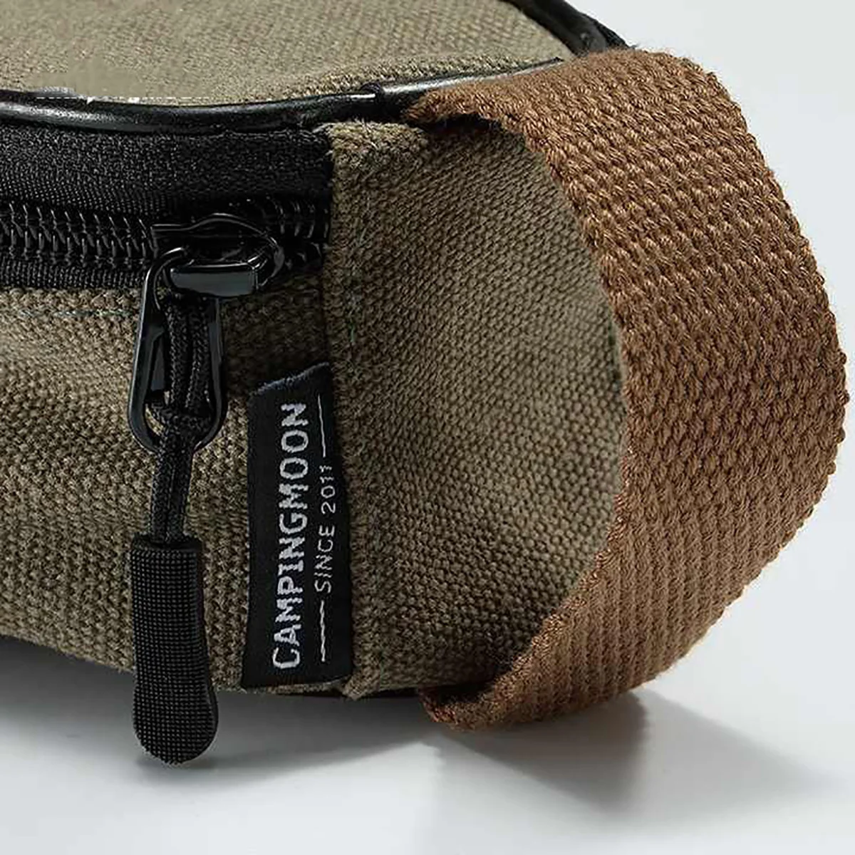 Campingmoon-Bolsa de almacenamiento plegable para viaje, equipo de acampada, lona de algodón, para almacenamiento de agua al aire libre, tazas y