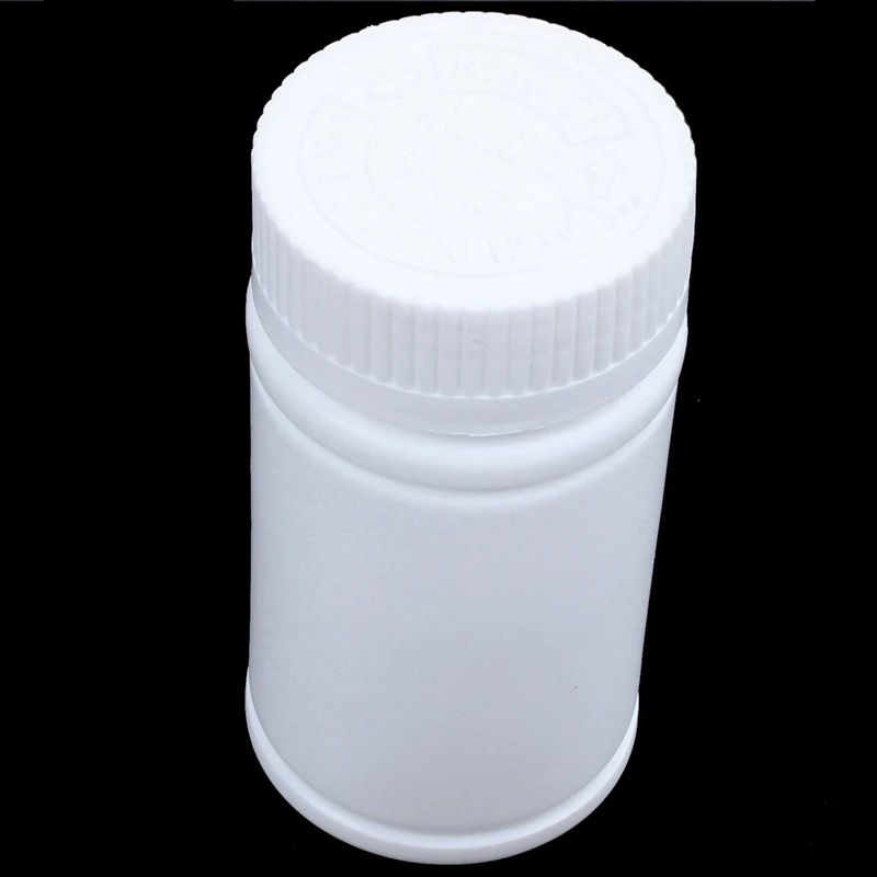 Plastic Empty Medicine Bottles Pill Tablet Container Holder 12Pcs White