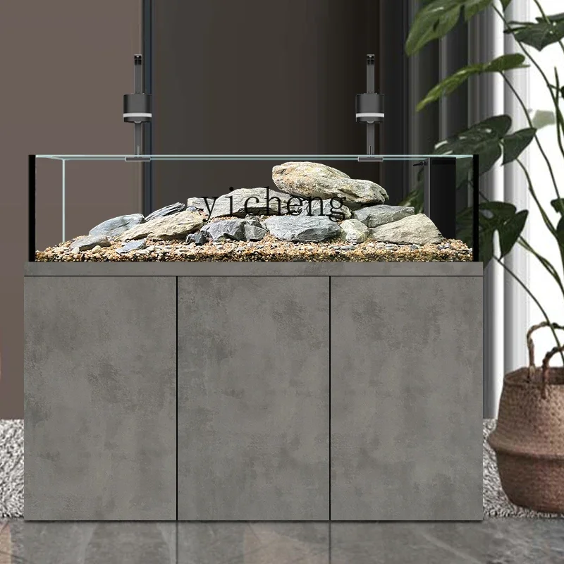 ABB  native wild stream tank Sanhu cichlid fish tank living room ultra white bottom filter aquarium