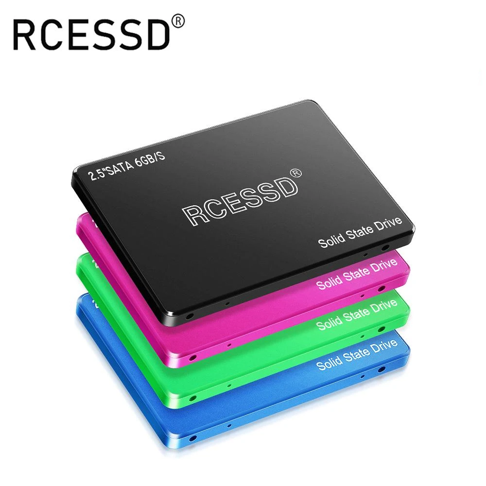 

RCESSD пластиковый Внутренний твердотельный жесткий диск HDD 64 ГБ 120 ГБ 128 ГБ 240 ГБ 256 ГБ 360 ГБ 480 ГБ 512 ГБ 1 ТБ 2 ТБ 2,5 дюйма SATA 3