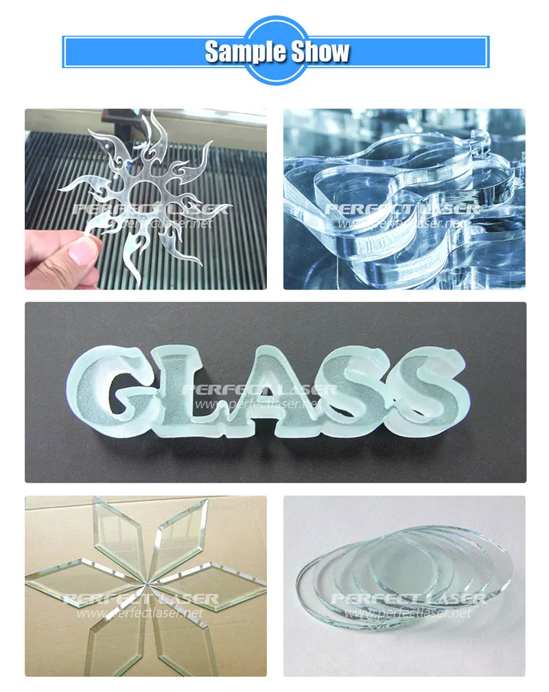 Perfect Laser Car Rear view Glass Mirror 1-8mm Thickness 800x800mm Automatic Cutting System CNC Glass Cutter Machine