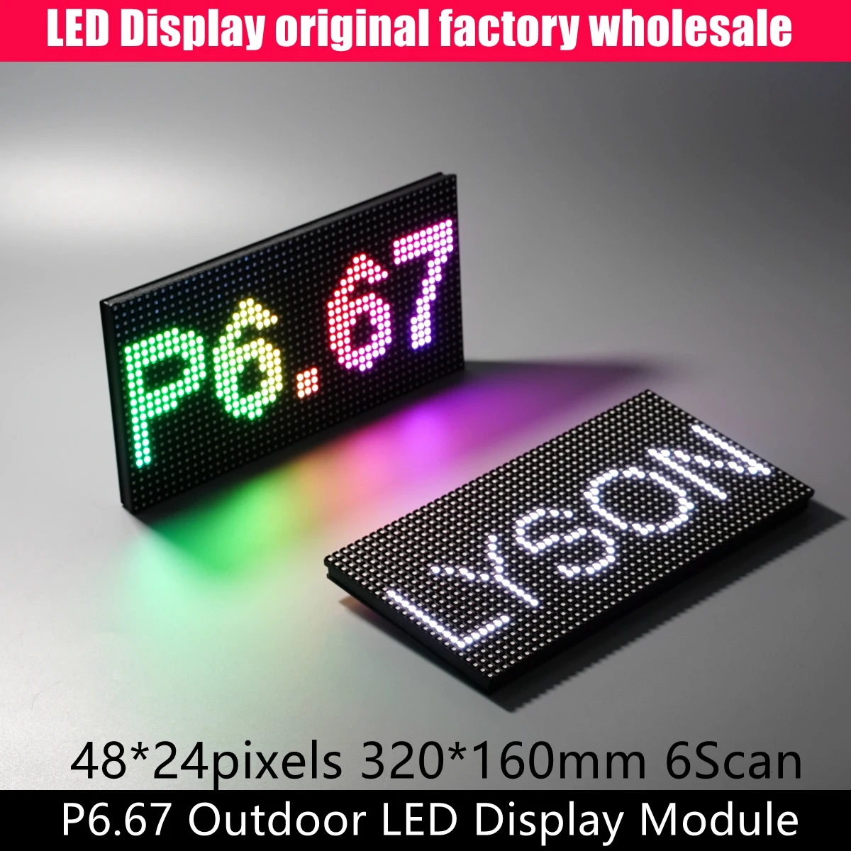 P6.67 Outdoor SMD Full Color Led Video Wall Panel Matrix 320x160mm 48*24 Dots High Quality Display Module