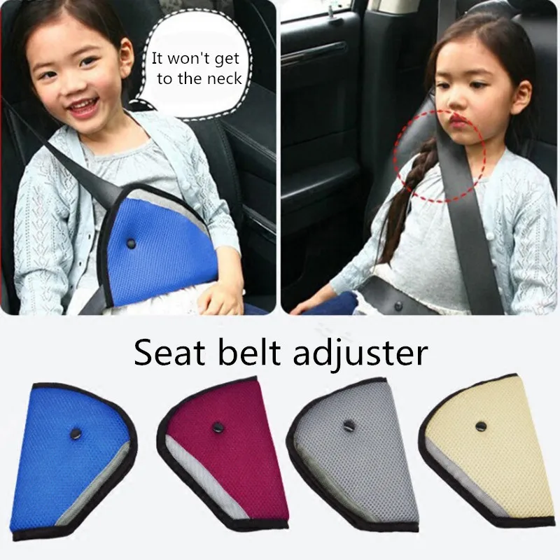 Car child seat belt anchors Car seat belt triangle adjusters Prevent strangulation seat belt guards
