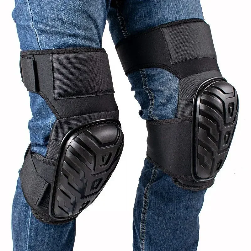 2PCS Professional Knee Pads for Work Heavy Duty Foam Padding Gel Construction Knee Pads with Strong Double Straps