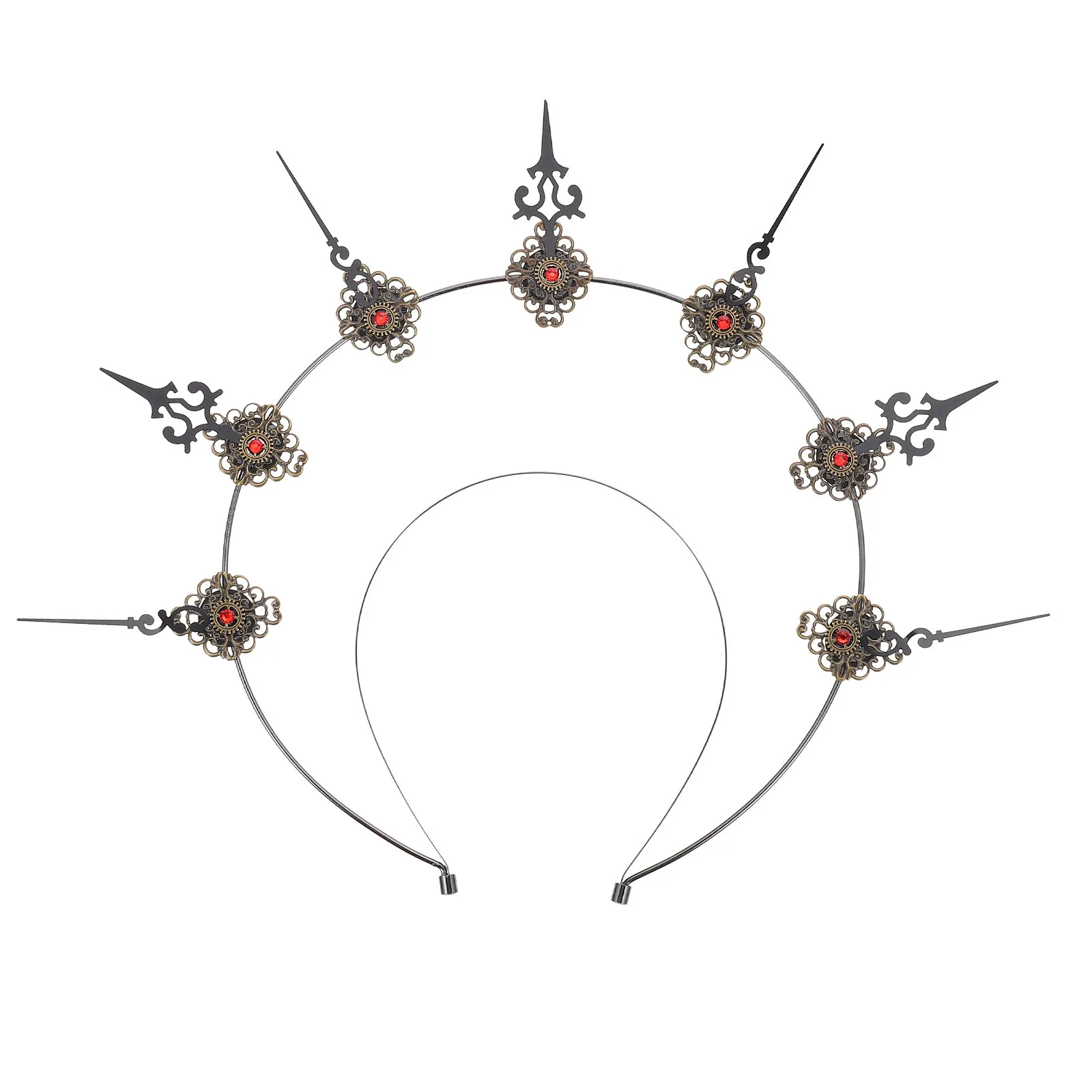 

Обруч для волос в стиле девственницы, прочная металлическая повязка для волос, многоцелевой вечерние, праздничные, декоративные аксессуары для волос, реквизит для фотосессии для женщин