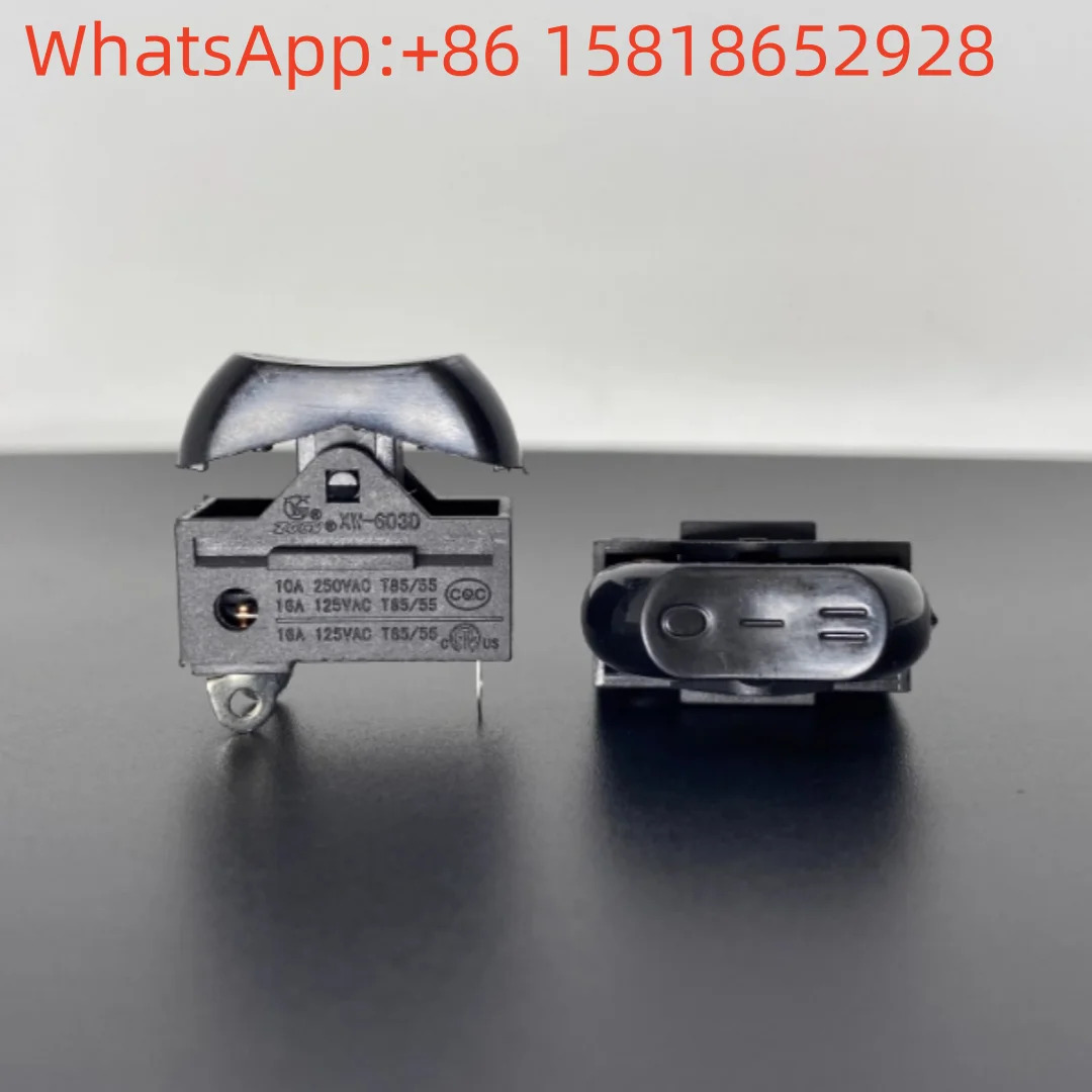 5pcs ZGCY XW-603D boat-shaped power switch 3-pin 3-position 10A hair dryer button