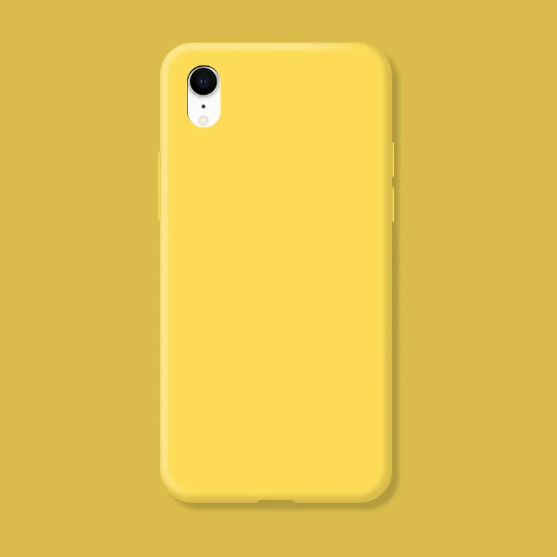 Original hülle für iPhone XR X R stoß feste TPU flüssige Silikons chutz Telefon Rückseite für iPhone XR Hülle – Detail 8
