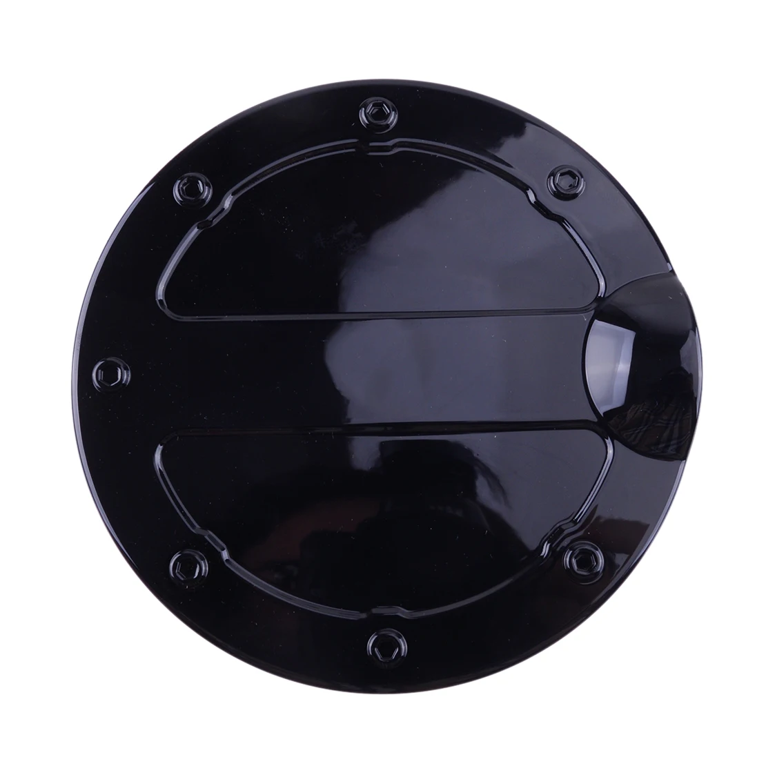 Car Door Gas Fuel Filler Cap Cover Trim Black ABS Fit For Ford F150 2009 2010 2011 2012 2013 2014