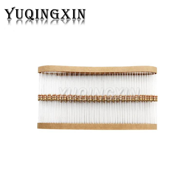 100PCS 1/4W Carbon Film Resistor 5% 0.25W 0R-22M 0 10 100 120 150 220 270 330 470 1K 2.2K 4.7K 10K 100K 470K 1M 10M 20M ohms