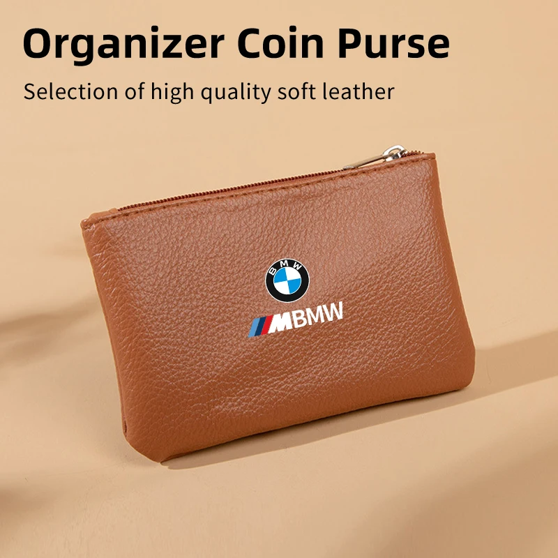 Car Wallet Bag Credit Card Driver License Holder For BMW Performance F10 F20 F30 F40 E92 E91 G20 G30 G05 G06 G07 G11 G01 G02 G32