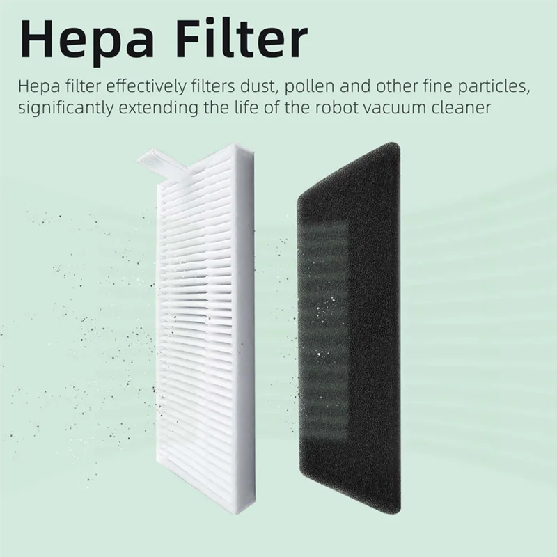 فلتر قابل للغسل لملحقات الفراغ ، Imou L11 Pro ، Honiture Q6 Pro ، Laresar L6 Pro ، Airrobo T10 + ، Arnagar S8 ، 8
