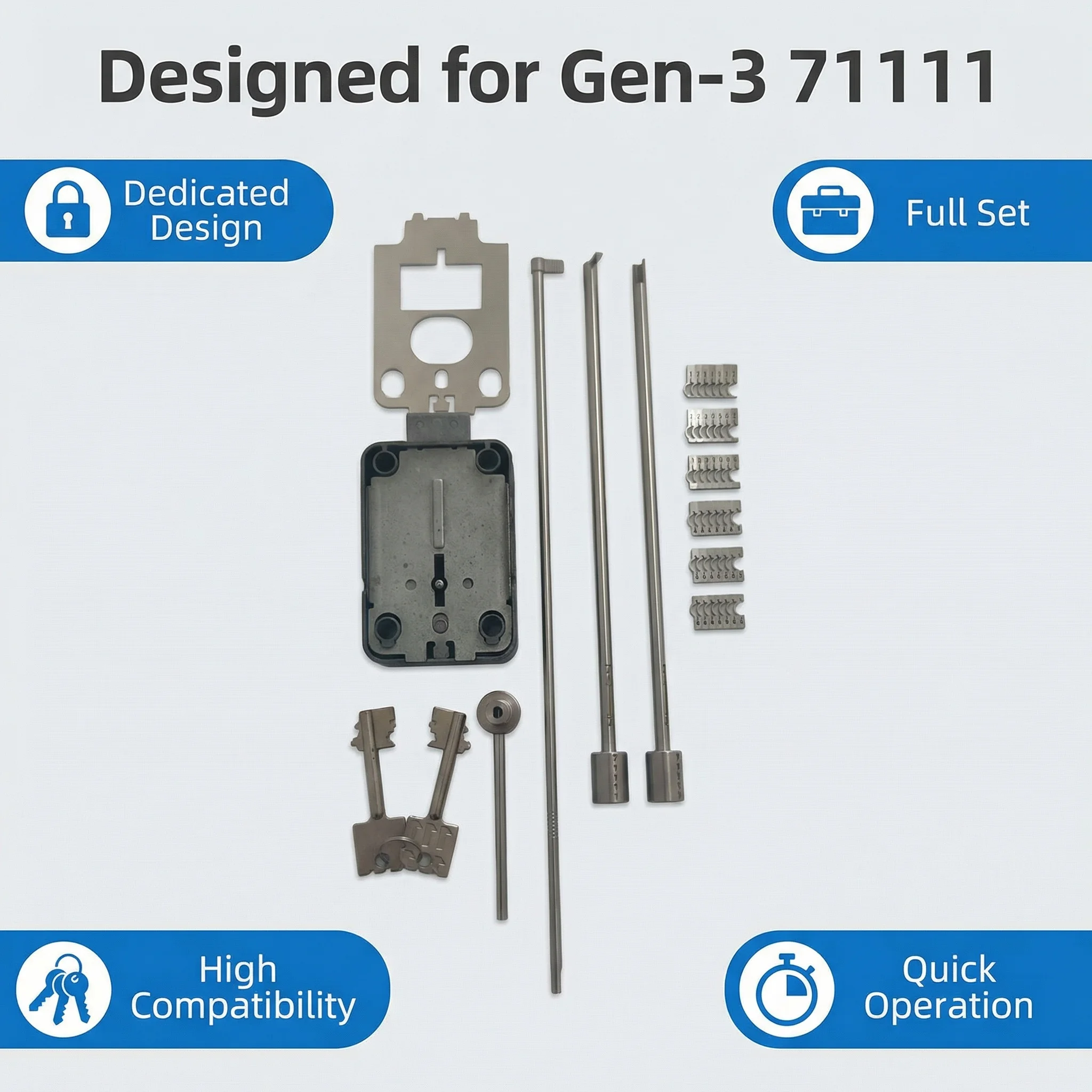 Simple Version 3rd Generation Professional Vault Mauer Tool For 71111 Safe Lock Set Locksmith Supplies