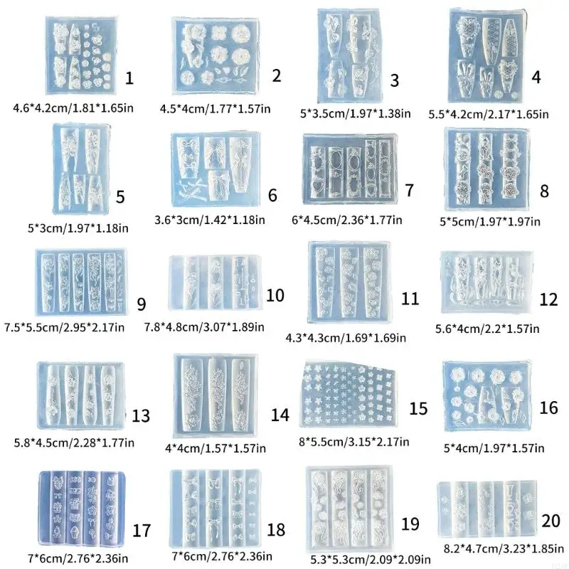 قوالب الأظافر السيليكون الأظافر بقوالب ديكورات الأظافر حساسة قوالب الأدوات السيليكون الأظافر الأظافر قوالب للأظافر