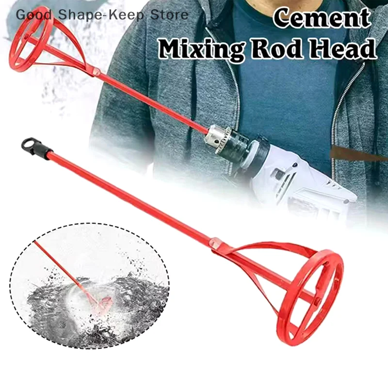 Handheld Hexagon Shaft Plaster Mud Mixer for Grouting Mortar Cement Paint Putty Powder Mixing Tool