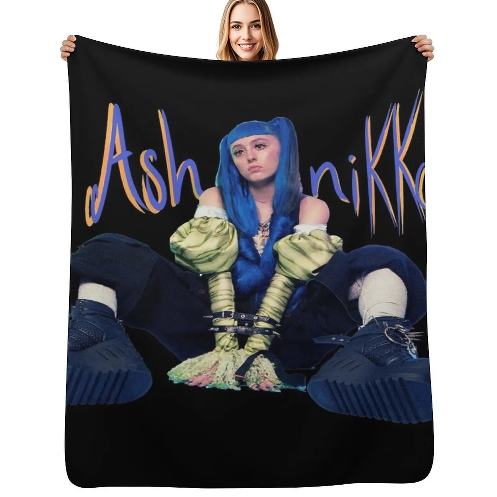 

Ashnikko Demidevil Throw Blanket bed plaid for winter Picnic manga Blankets