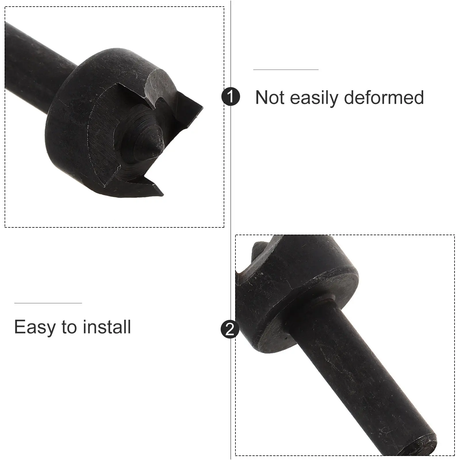 Lathe Thimble Pin Tungsten Steel Workpiece Support for Mini Woodworking Lathe 1 Piece Black