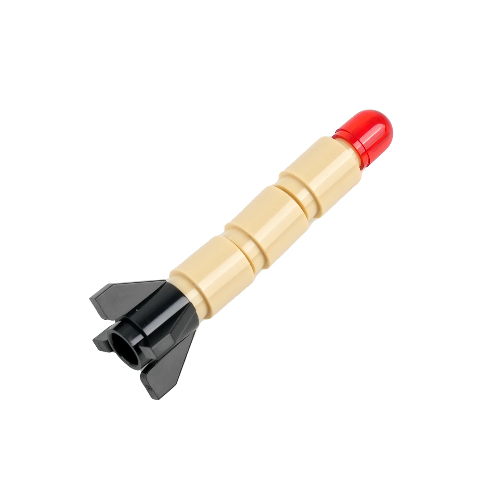 MOC – petits blocs de construction de conception de fusée, série militaire, Missile de fusée pour garçons, bricolage, modèle d'assemblage, briques, jouets, accessoires