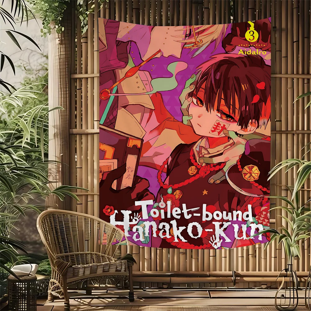 Anime Toilet Bound Hanako Kun Hippie Wall Hanging Tapestries Bohemian Wall Tapestries Mandala INS Home Decor