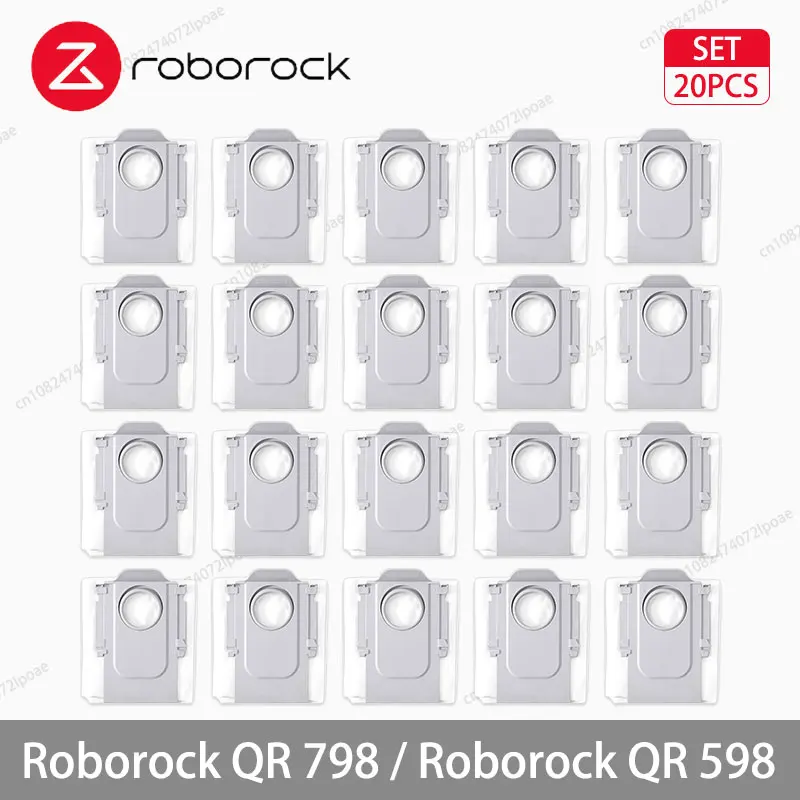 Roborock QR 798 / QR 598 Robotstofzuiger Accessoires Hoofdzijborstel Mop Doek Hepa Filter Stofzak Vervangende reserveonderdelen