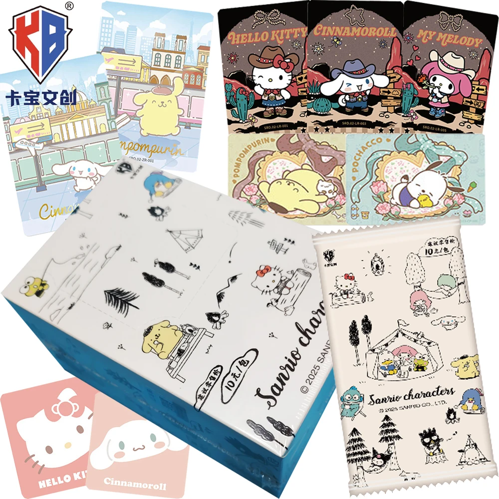 

KABAO Genuine Sanrio Collection Cards Sweet Dreamland Lovely Cartoon Character Anime Peripheral Cards Unique and Exquisite Gift