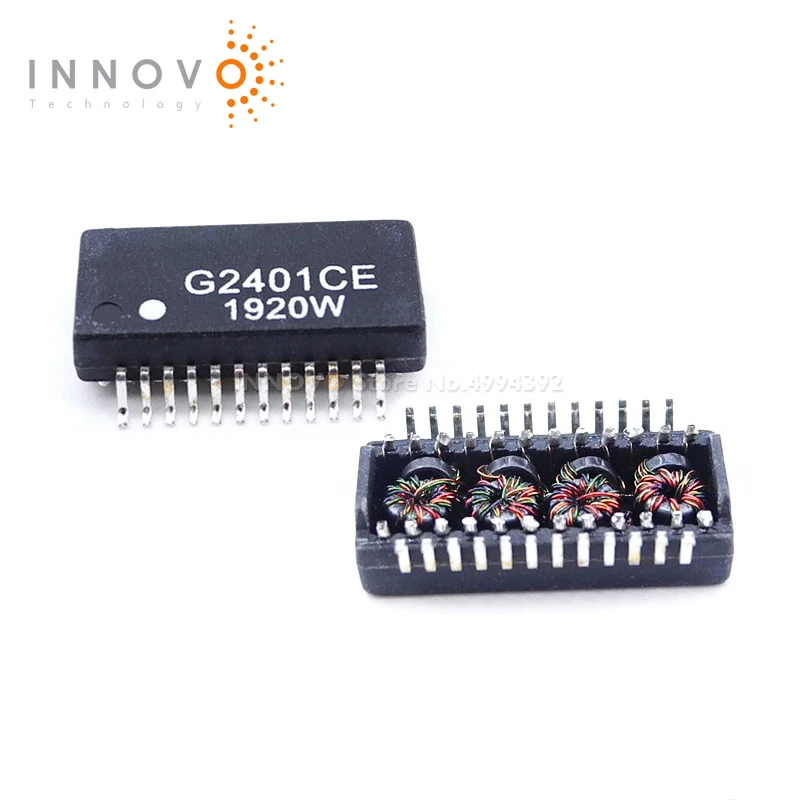 10pcs/lot G2401CE G2401 SOP-24 Network transformer/filter IC CHIP New original