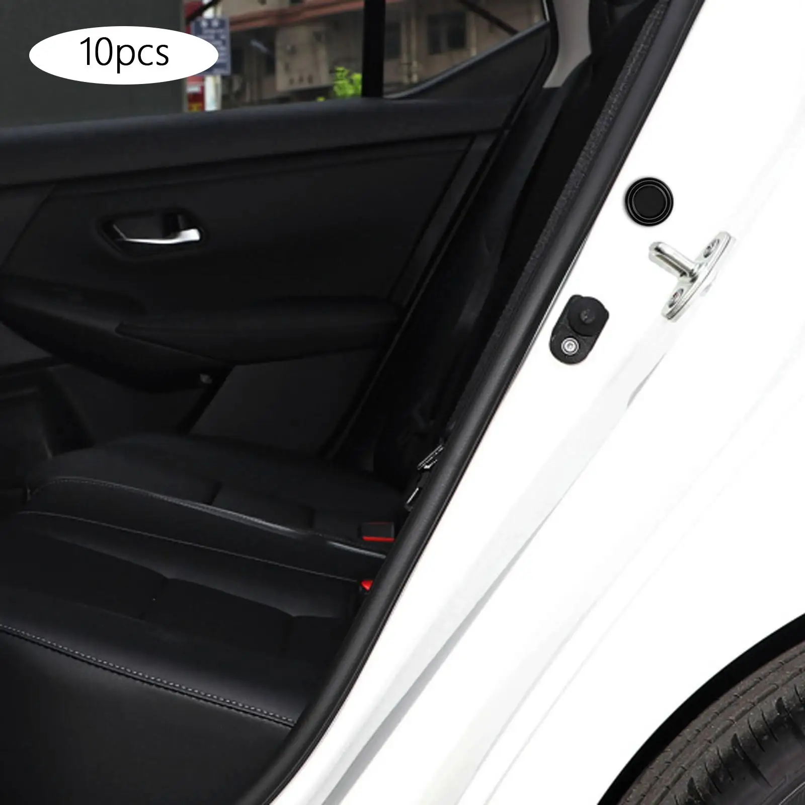 Auto Anti Collision Pads Sticker Silicone Shock Absorbing Gasket Universal Cushion for Car Door Edge Protection