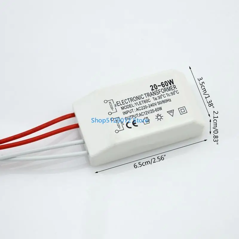 G8TC AC 220V AC 12V Convertidor voltaje transformador electrónico 12V Segmentación 20-60W