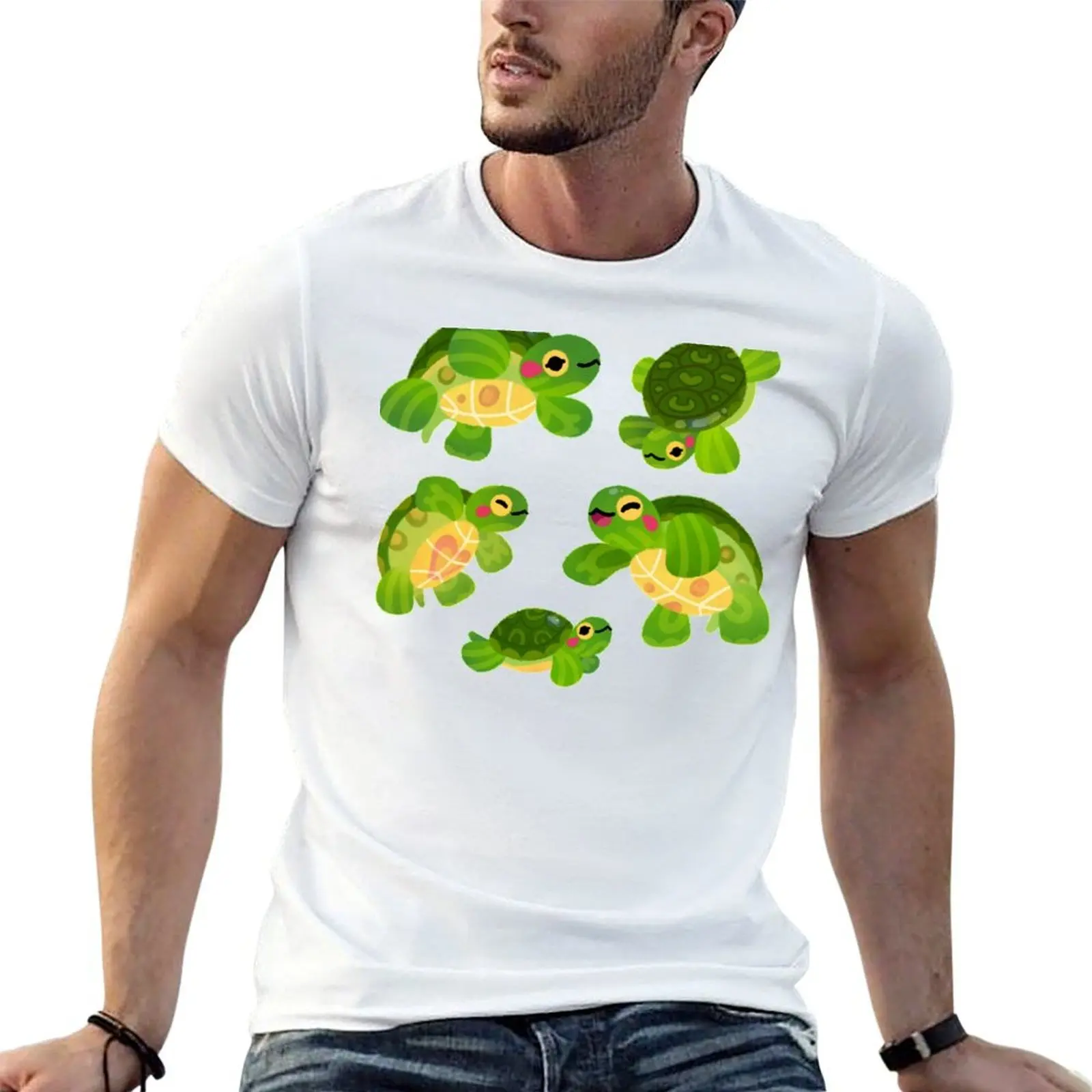 

Red-eared slider - Dark T-Shirt cotton t shirts man 100% t shirts with prints T-Shirt