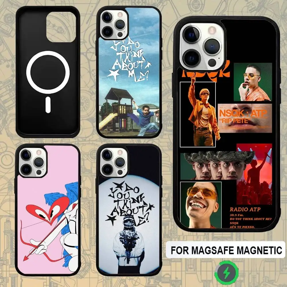 

N-NSQK ATP For Magsafe Wireless Charger Case For iPhone 15,16,17,13,14,11,12,Pro,Max,Plus,E,Air,Mini Cover