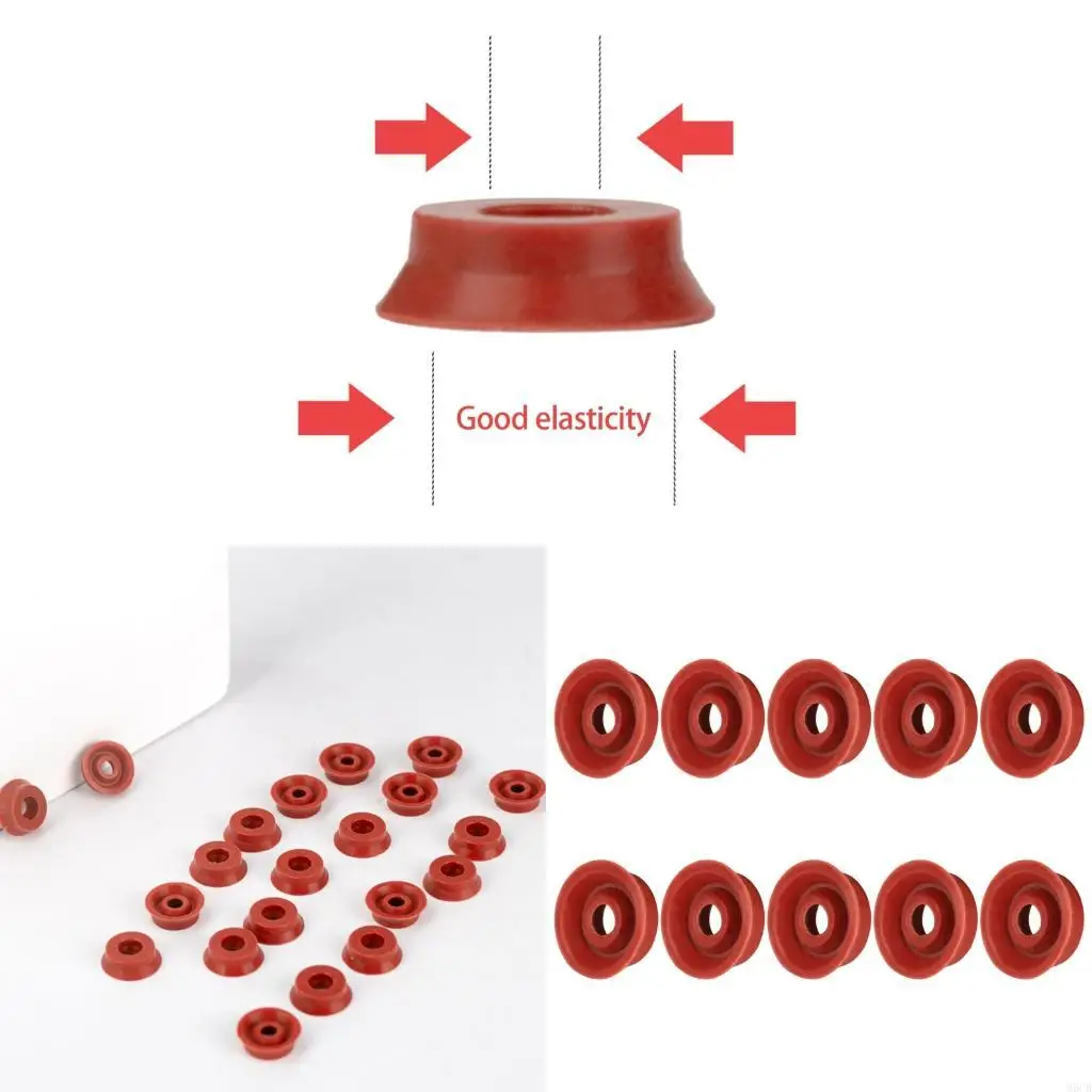 M6CB 10pcs Silicone Gaskets for Coffee Makers Coffee Machine Sealing Rings Espresso Maker Replacement Parts Accessory