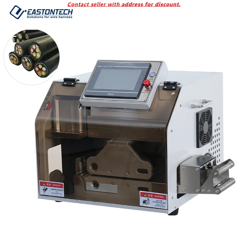 

EW-12C 1-30mm OD Automatic Steel Braided Tape Strip Tube Cutting Machine