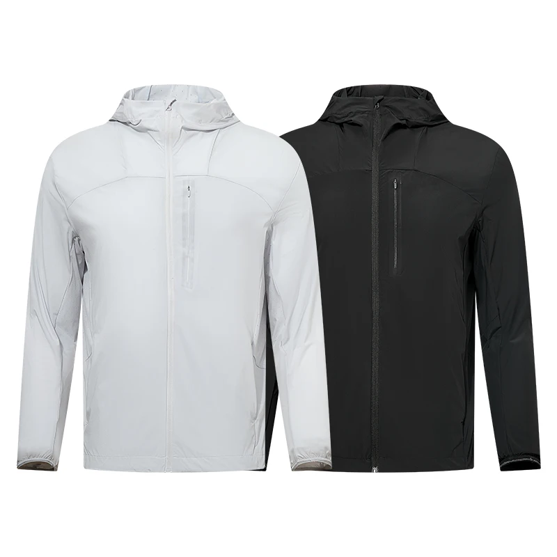 

Men's Summer Ice Silk Sun Protection Jacket UPF 50+ Lightweight Hooded for Outdoor